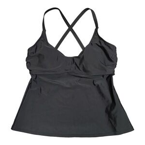 Prana Black Marina Tankini 34D S
